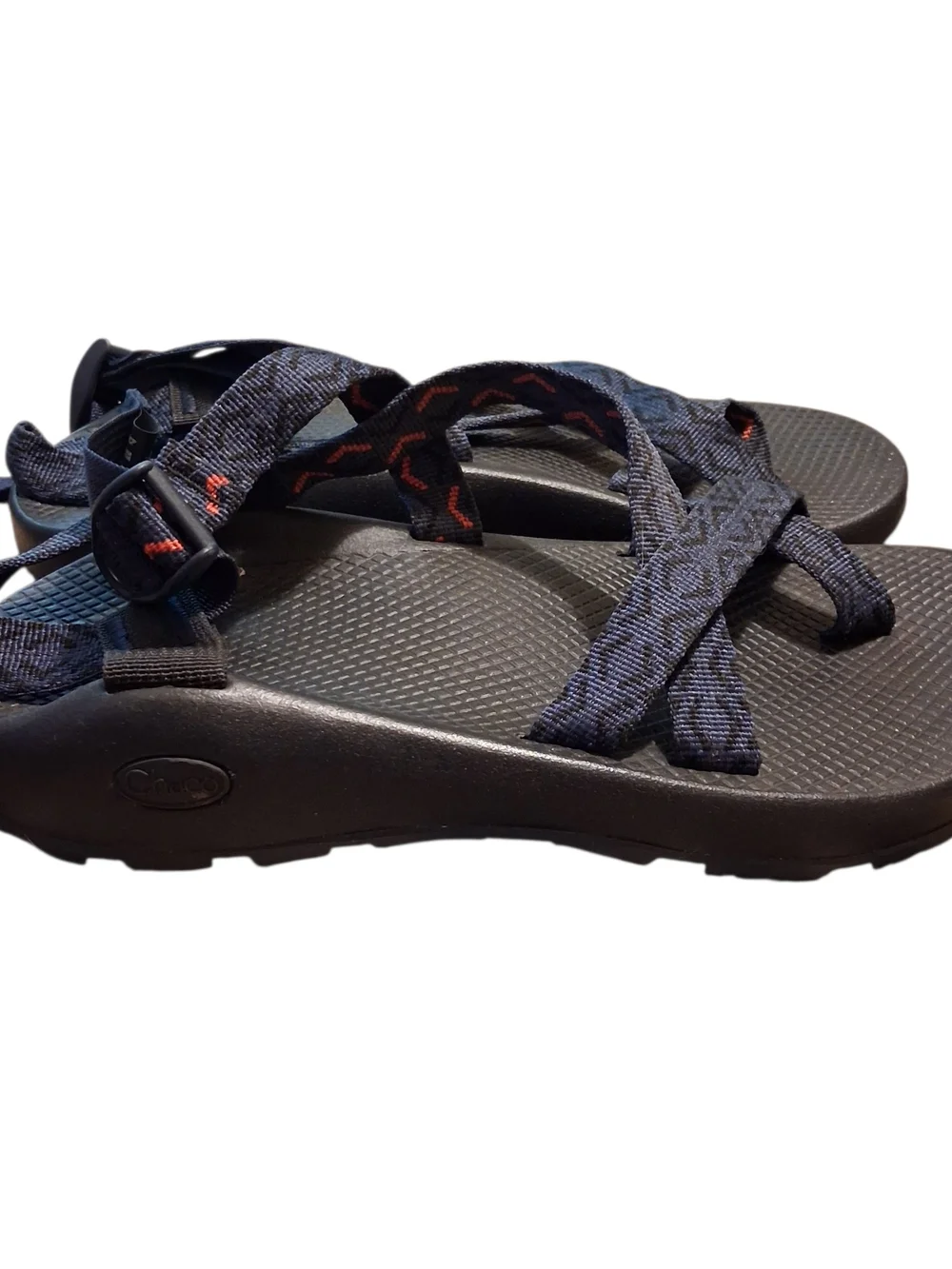 Men's Chaco Z2 Classic Wide Sandal In Stepped Navy 9W Vacation Beach Walking